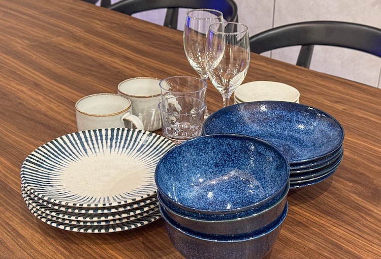 Villa Sanriottの食器類