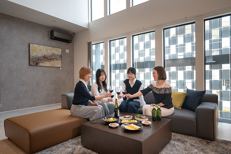 Villa Sanriott 3・4号棟のカウンターキッチン